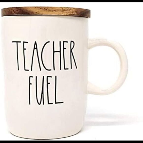 NEW Rae Dunn by Magenta, TEACHER FUEL Coffee Mug - Picture 2 of 10